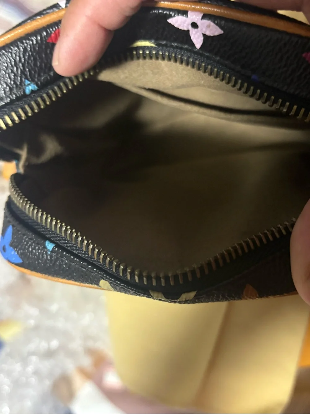 Louis Vuitton Black Multicolor Monogram Small Crossbody Bag